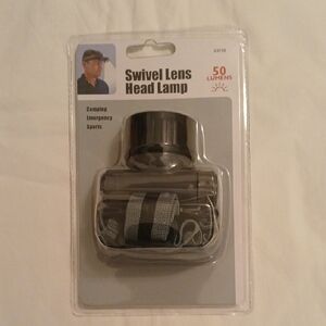 Swivel Lens Head Lamp - Black